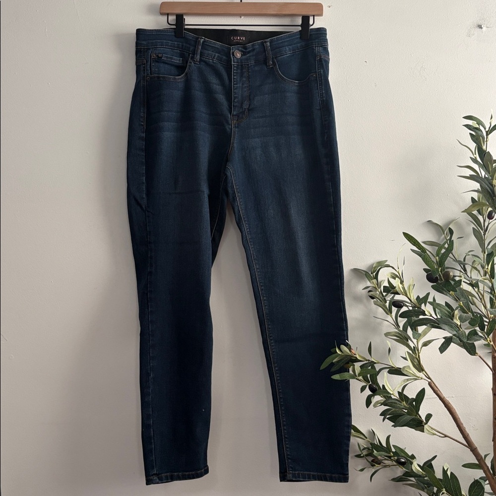 Dark Blue Curve Appeal Jeans